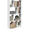 Image de vidaXL BibliothÃ¨que blanc 60x20x120 cm bois d'ingÃ©nierie