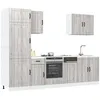Image de vidaXL Ensemble d'armoires de cuisine 7 pcs Lucca bois d'ingÃ©nierie