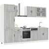 Image de vidaXL Ensemble d'armoires de cuisine 8 pcs Kalmar bois d'ingÃ©nierie