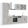Image de vidaXL Ensemble d'armoires de cuisine 8 pcs Kalmar bois d'ingÃ©nierie