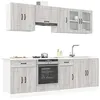 Image de vidaXL Ensemble d'armoires de cuisine 8 pcs Kalmar bois d'ingÃ©nierie