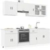 Image de vidaXL Ensemble d'armoires cuisine 8pcs Kalmar blanc bois d'ingÃ©nierie