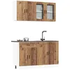Image de vidaXL Ensemble d'armoires de cuisine 4 pcs Porto bois d'ingÃ©nierie