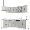 Image de vidaXL Ensemble d'armoires de cuisine 11 pcs Kalmar bois d'ingÃ©nierie