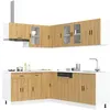 Image de vidaXL Ensemble d'armoires de cuisine 11 pcs Porto bois d'ingÃ©nierie
