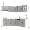 Image de vidaXL Ensemble d'armoires de cuisine 11 pcs Porto bois d'ingÃ©nierie