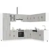 Image de vidaXL Ensemble d'armoires de cuisine 14 pcs Kalmar bois d'ingÃ©nierie