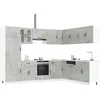 Image de vidaXL Ensemble d'armoires de cuisine 14 pcs Lucca bois d'ingÃ©nierie