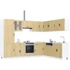 Image de vidaXL Ensemble d'armoires de cuisine 14 pcs Porto bois d'ingÃ©nierie