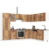 Image de vidaXL Ensemble d'armoires de cuisine 14 pcs Porto bois d'ingÃ©nierie