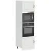 Image de vidaXL Armoires de four 2 pcs Lucca blanc bois d'ingÃ©nierie