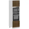 Image de vidaXL Armoires de four 2 pcs Lucca chÃªne marron bois d'ingÃ©nierie
