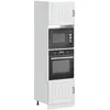 Image de vidaXL Armoires de four 2 pcs Kalmar blanc bois d'ingÃ©nierie