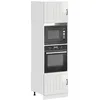Image de vidaXL Armoires de four 2 pcs Kalmar blanc brillant bois d'ingÃ©nierie