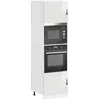 Image de vidaXL Armoires de four 2 pcs Porto blanc brillant bois d'ingÃ©nierie