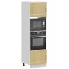 Image de vidaXL Armoires de four 2 pcs Porto chÃªne sonoma bois d'ingÃ©nierie