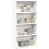 Image de Vidaxl BibliothÃ¨que Blanc 80x30x152 Cm Bois D'ingÃ©nierie