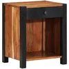 Image de Vidaxl Cabinet De Chevet 40x35x50 Cm En Bois Massif D'acacia
