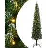 Image de vidaXL Sapin de NoÃ«l artificiel mince 300 LED 180 cm