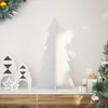 Image de vidaXL Arbre de NoÃ«l en bois pour dÃ©coration blanc 69,5 cm pin massif