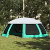 Image de Vidaxl Tente Piscine Toit Amovible Parois Maille Vert D'eau 690x690 Cm