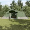 Image de Tente De Famille Vidaxl Avec FenÃªtres En DÃ´me Verte Pour 6 Personnes ImpermÃ©able