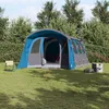 Image de Tente Familiale Vidaxl Avec FenÃªtres Tunnel Bleue Pour 8 Personnes ImpermÃ©able