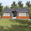 Image de Vidaxl Tente De Camping Avec FenÃªtres Grise Et Orange, Pour 12 Personnes, Ãtanche