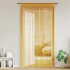 Image de Vidaxl Rideaux Ã Fils 2 Pcs Or 100x250 Cm