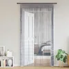 Image de Vidaxl Rideau En Fils 2 Pcs 140 X 250 Cm Gris Clair