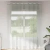 Image de Vidaxl Rideaux En Voile Avec ?illets 2 Pcs Gris Clair 140x300 Cm
