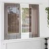 Image de Vidaxl Rideaux En Voile Avec Passants 2 Pcs Marron