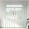 Image de Vidaxl Rideaux En Voile Avec Boucles 2 Pcs Gris Clair 140x245 Cm