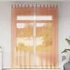 Image de Vidaxl Rideaux En Voile Avec Boucles 2 Pcs Terre Cuite 140x260 Cm