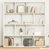 Image de vidaXL BibliothÃ¨que blanc 132x29x141,5 cm bois d'ingÃ©nierie