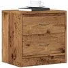 Image de vidaXL Table de chevet vieux bois 40x30x40 cm bois d'ingÃ©nierie