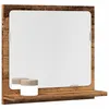 Image de vidaXL Armoire Ã  miroir de salle de bain vieux bois bois d'ingÃ©nierie