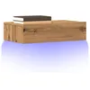 Image de Vidaxl Meubles Tv Avec Ãclairages Led 2 Pcs ChÃªne Artisanal