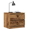 Image de vidaXL Tables de chevet 2 pcs vieux bois 50x40x43.5 cm bois ingÃ©nierie