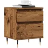 Image de vidaXL Table de chevet vieux bois 40x35x50 cm bois dÂ¿ingÃ©nierie