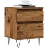 Image de vidaXL Table de chevet vieux bois 40x35x50 cm bois dÂ¿ingÃ©nierie