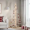 Image de vidaXL Arbre de NoÃ«l en bois pour dÃ©coration 180 cm bois massif de pin