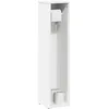 Image de vidaXL Meuble de salle de bain avec porte-rouleau blanc 20,5x20x90 cm