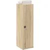 Image de Vidaxl Meuble De Salle De Bain Avec Porte-Rouleau ChÃªne Sonoma
