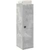 Image de vidaXL Meuble de salle de bain avec porte-rouleau gris bÃ©ton
