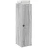 Image de vidaXL Meuble de salle de bain avec porte-rouleau sonoma gris