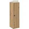 Image de Vidaxl Meuble De Salle De Bain Avec Porte-Rouleau ChÃªne Artisanal