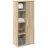 Image de Vidaxl Meuble De Salle De Bain Avec Porte-Rouleau ChÃªne Sonoma