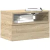 Image de Vidaxl Table De Chevet Murale ChÃªne Sonoma 45x26x28,5 Cm