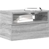 Image de vidaXL Tables de chevet murales 2 pcs sonoma gris 45x26x28,5 cm